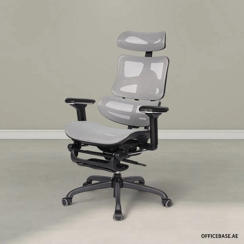 Solstice Ergonomic High Back Mesh Chair | Grey Mesh