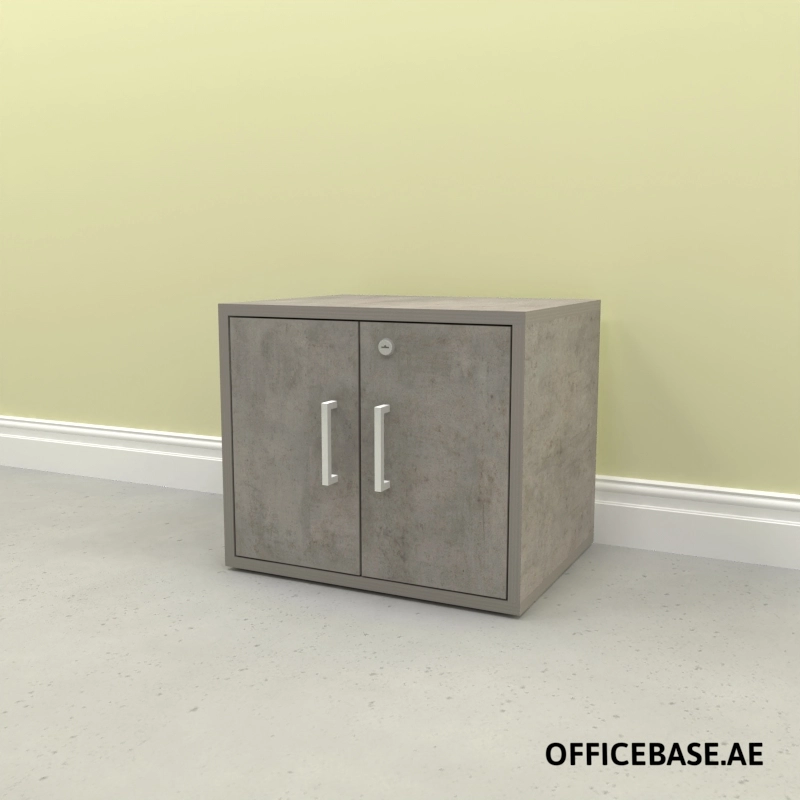 AVEO Filing Cabinet | D Handle | W500MM | Concrete Colors