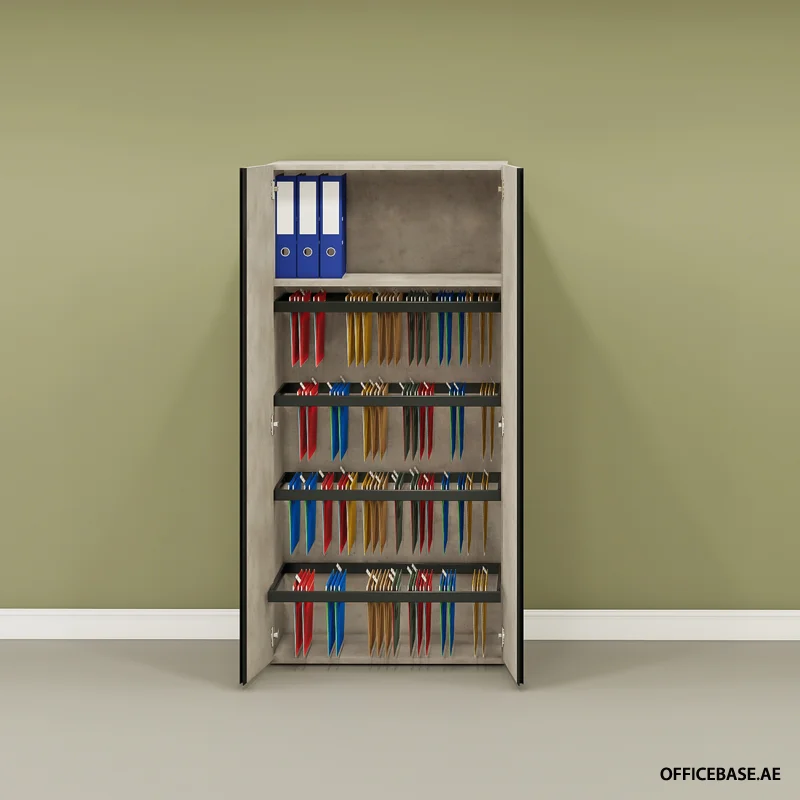 AVEO Lateral Filing Cabinet | Concrete Colors
