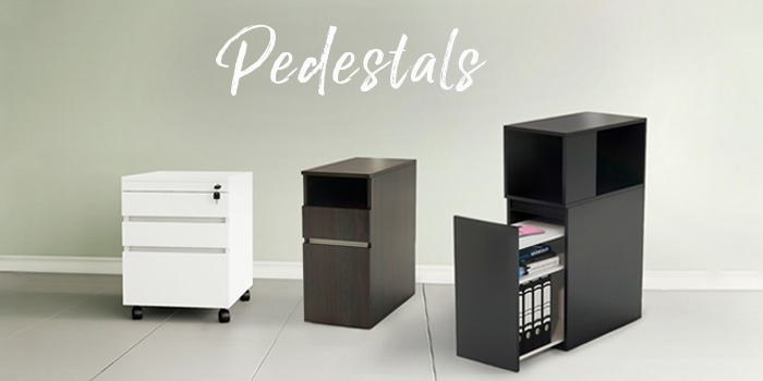 Efficient Pedestals for Office Storage and Organization