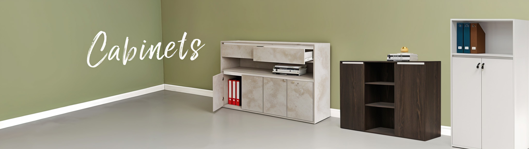 Versatile Cabinets for Efficient Office Storage