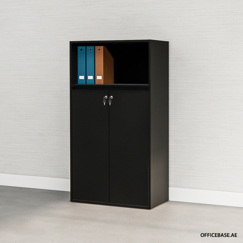 AVEO Cabinet with open shelf | H1497MM | Solid Colors