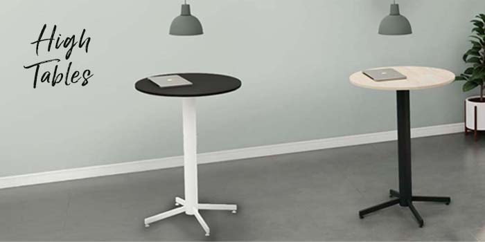 Stylish High Tables for Office Pantries and Break Rooms