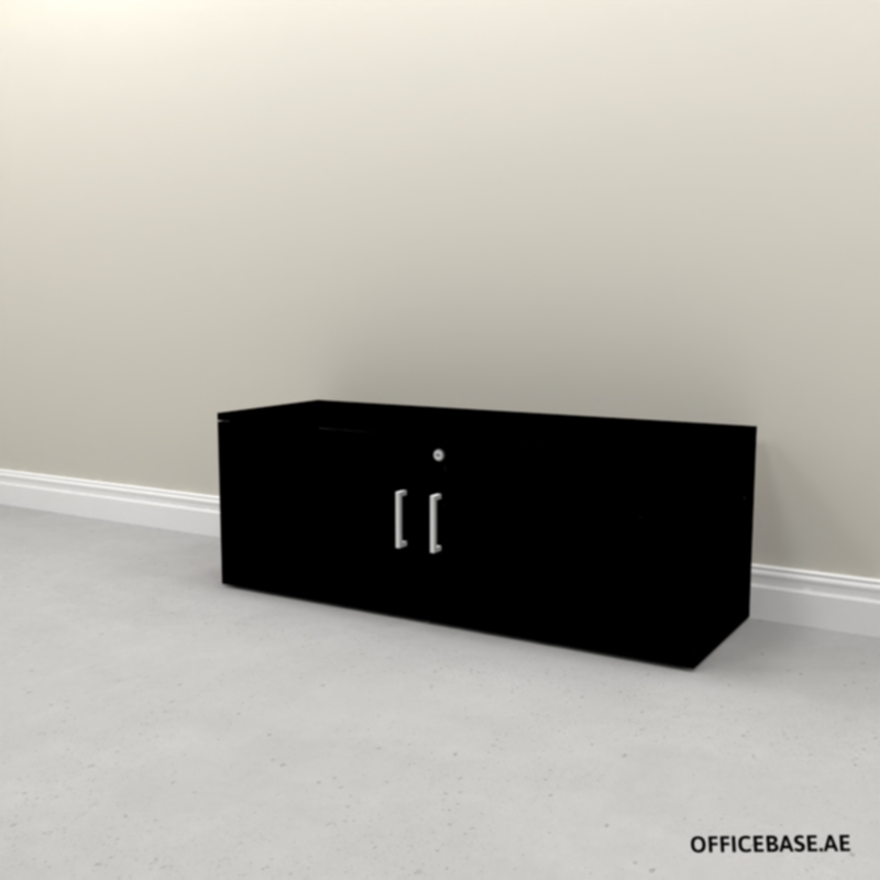 AVEO Filing Cabinet | D Handle | Full Overlay | W1176MM| Combi | Black + Solid Colors