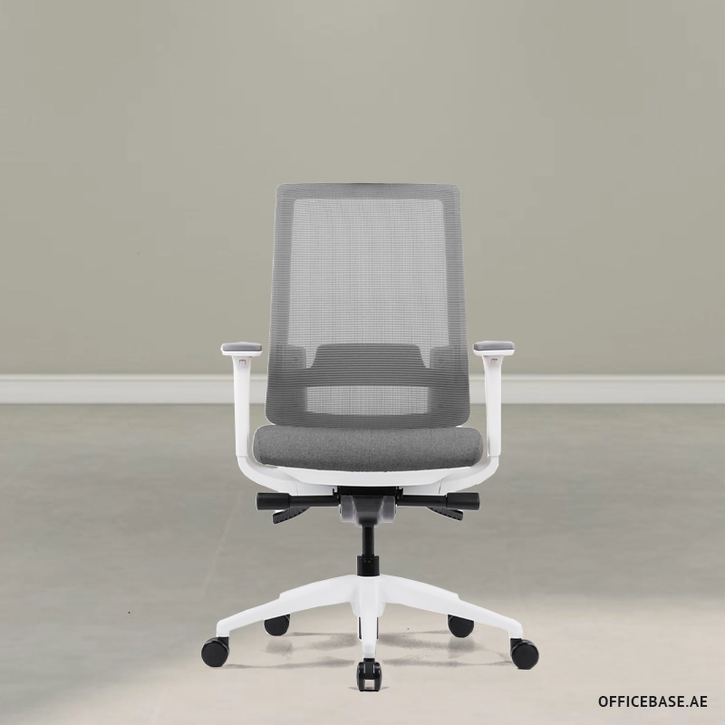 Quasar Mid Back Mesh Chair - Grey