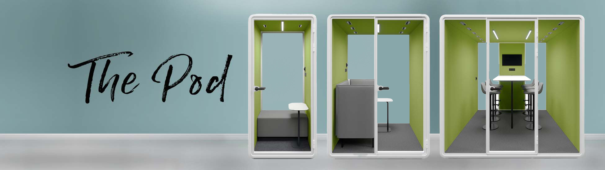 Stylish Acoustic Pods for Office Privacy and Comfort