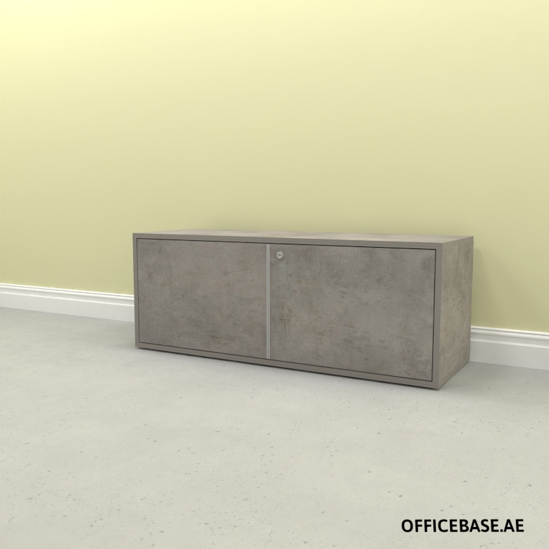 AVEO Filing Cabinet | Edge Handle | W1138MM | Concrete Colors