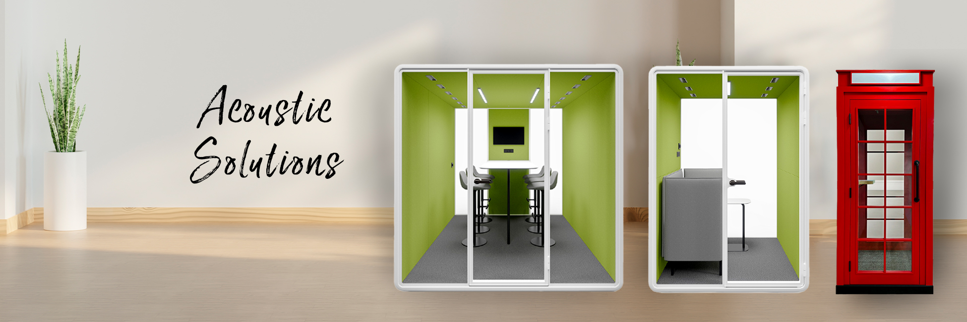 Acoustic Office Pods | Acoustic Solutions | Phone Booth Workspace | Office Pods Dubai