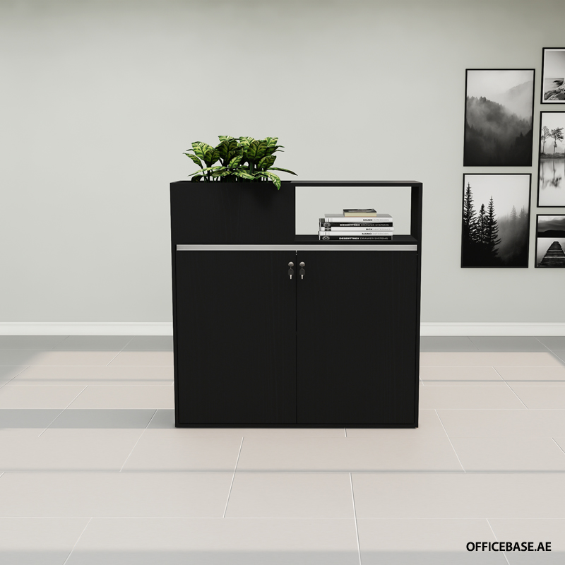 NOVA Cabinet with Small Planter | Premium Colors