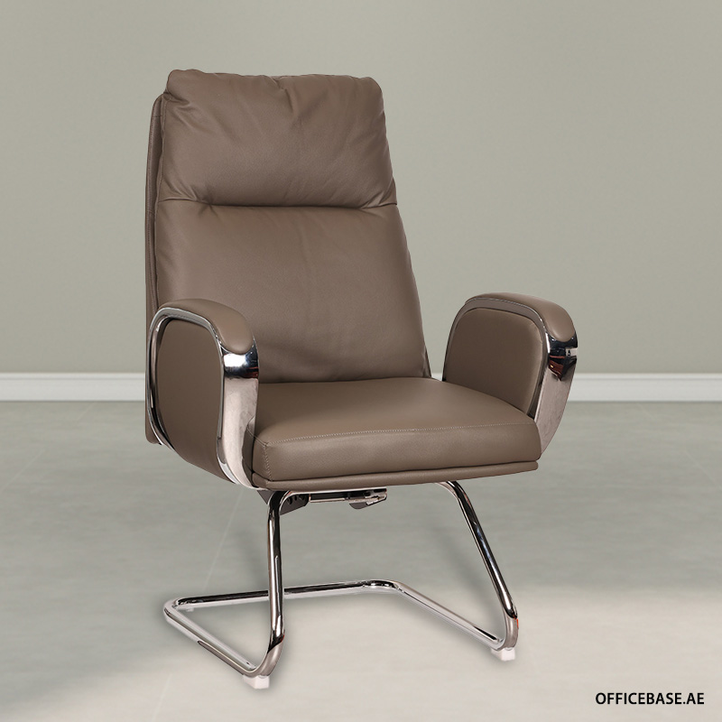 NYX Visitors High Back Leather Chair