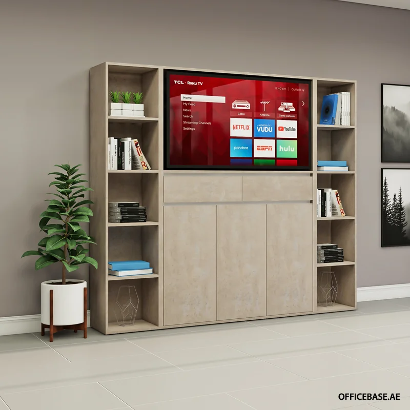 GRANDIS PRO TV Cabinet | Concrete Colors