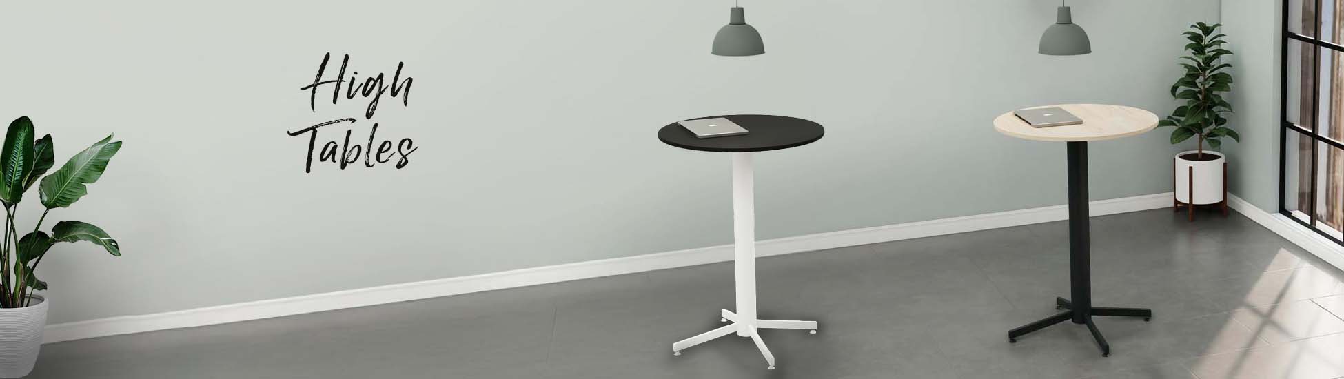 Stylish High Tables for Office Pantries and Break Rooms