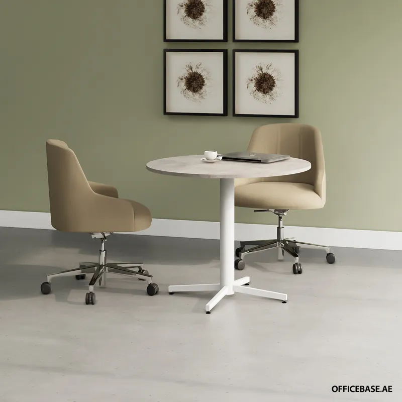 RONDA Round Meeting Table | Concrete Colors