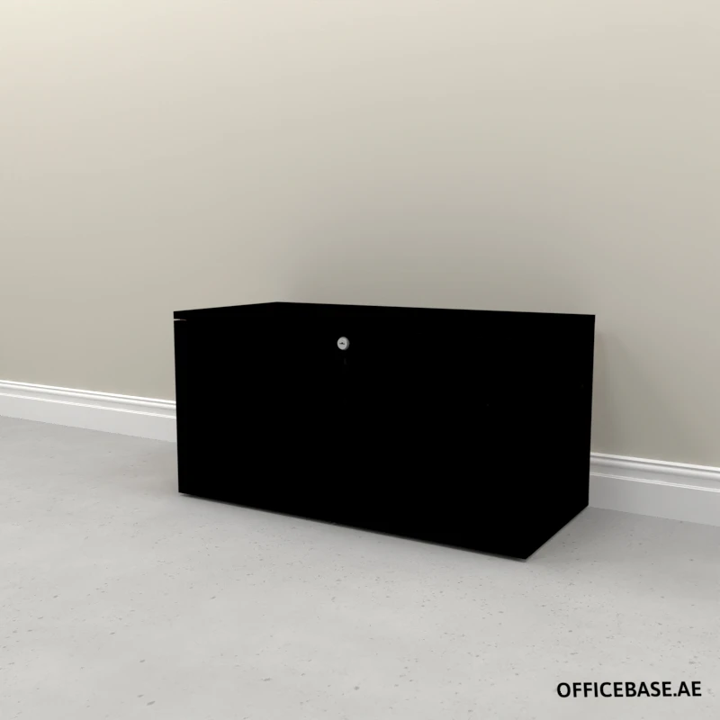 AVEO Filing Cabinet | Push to Open | Full Overlay | W848MM | Combi | Black + Solid Colors