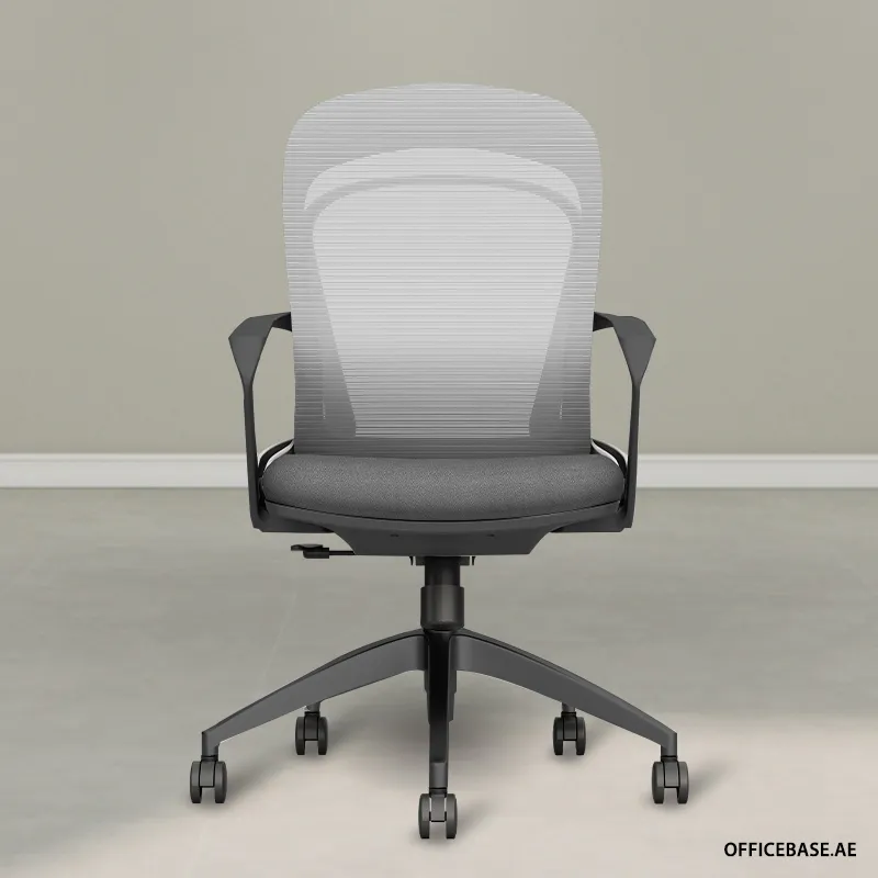 Swivel Throne Mid Back Mesh Chair