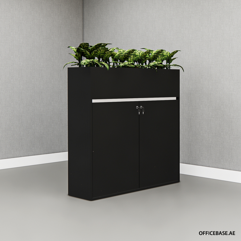 NOVA Cabinet with Planter | Solid Colors