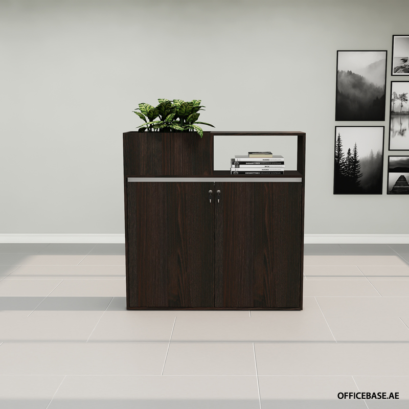 NOVA Cabinet with Small Planter | Standard Colors