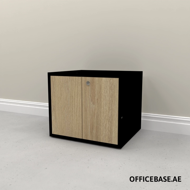 AVEO Filing Cabinet | Push To Open | W500MM | Combi | Black + Standard Colors