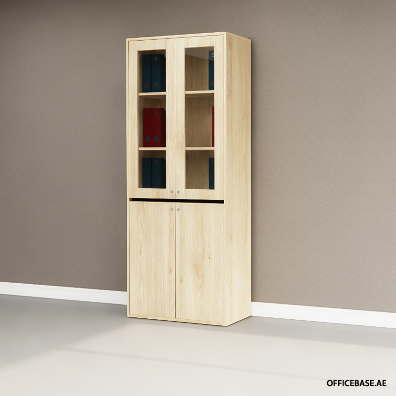 AVEO Full Height Cabinet | Glass Door | Standard Colors