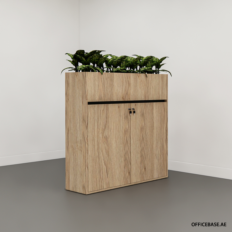 NOVA Cabinet with Planter | Premium Colors