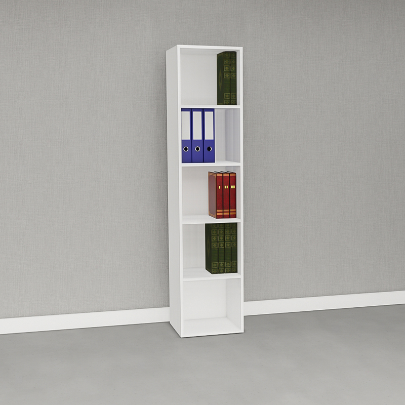 PEGMA Bookcase | Open | 5 files per shelf | Solid Colors