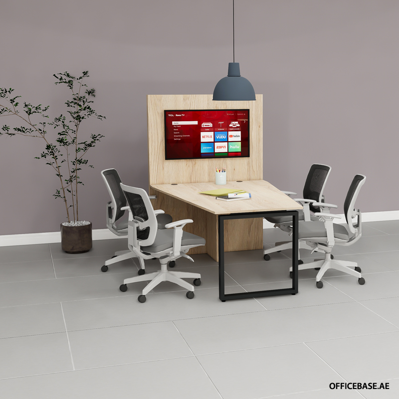 TURNO VISTA E-Meeting Table | Tapered | Sitting | Premium Colors