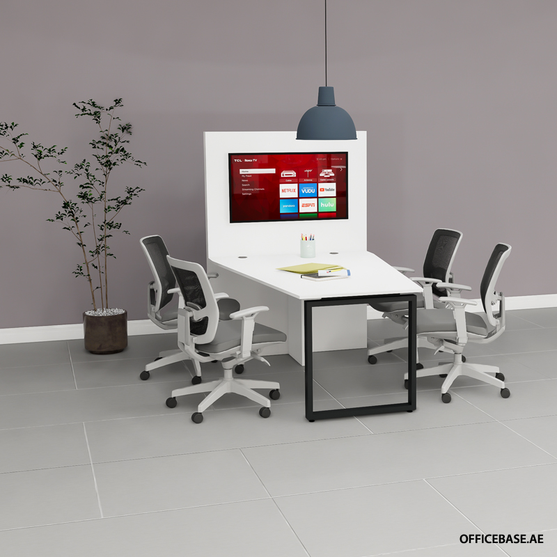 TURNO VISTA E-Meeting Table | Tapered | Sitting | Solid Colors