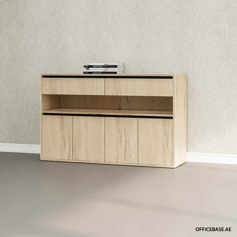 ORA Cabinet with open shelf | H900MM | Premium Colors
