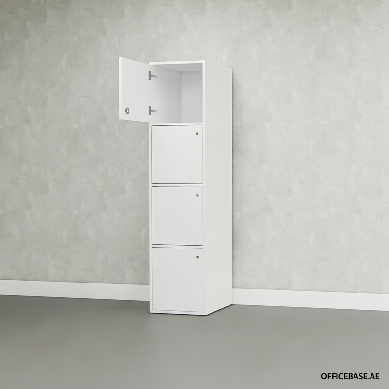 CAPSA Lockers | 4 Doors | Solid Colors