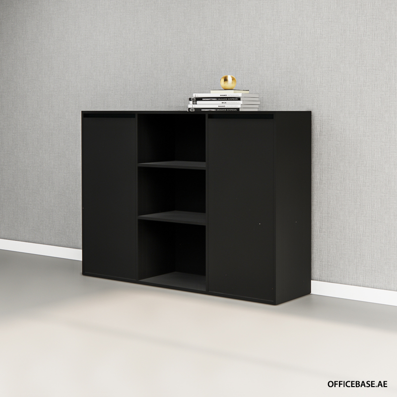 ORA Cabinet with Open Shelf | H1130MM | Solid Colors