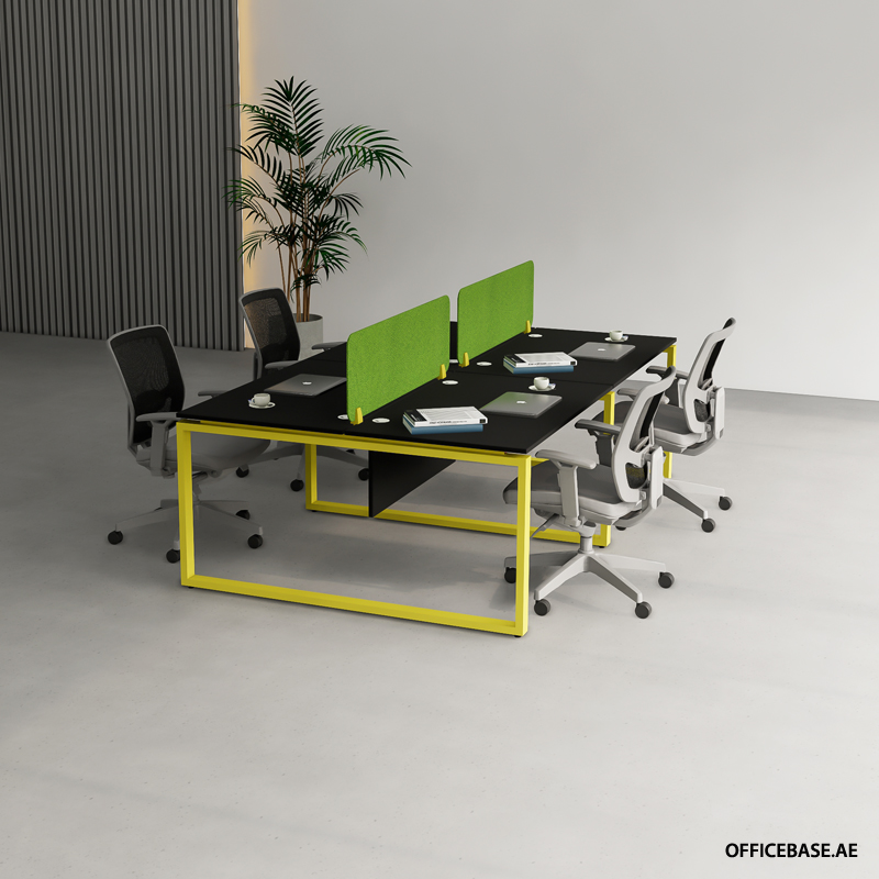 OPERA 4 PAX Face to Face Workstations | Solid Colors