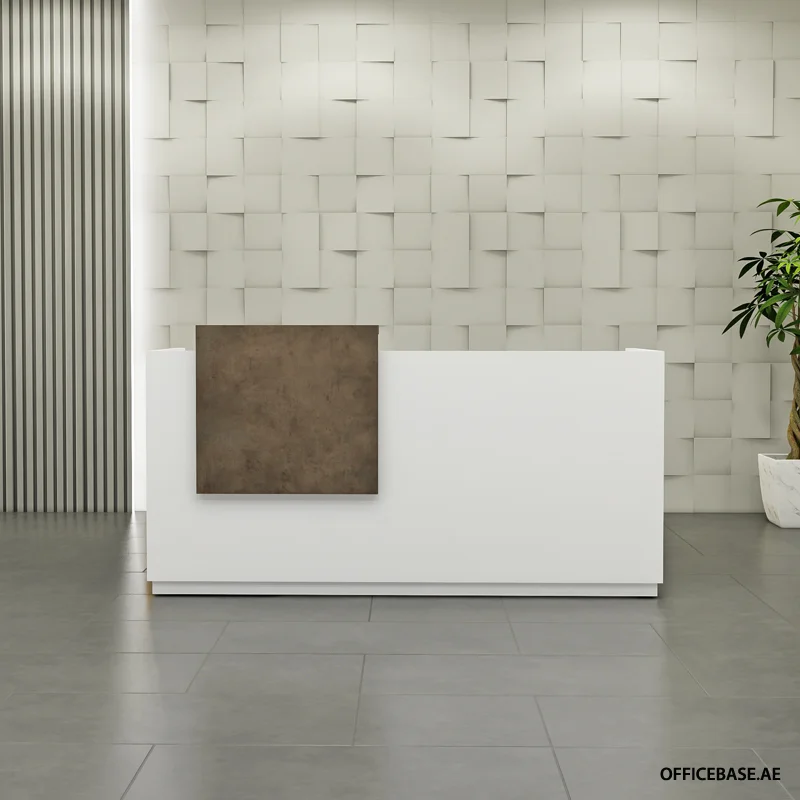 ALBUS Reception Desk | Concrete Colors