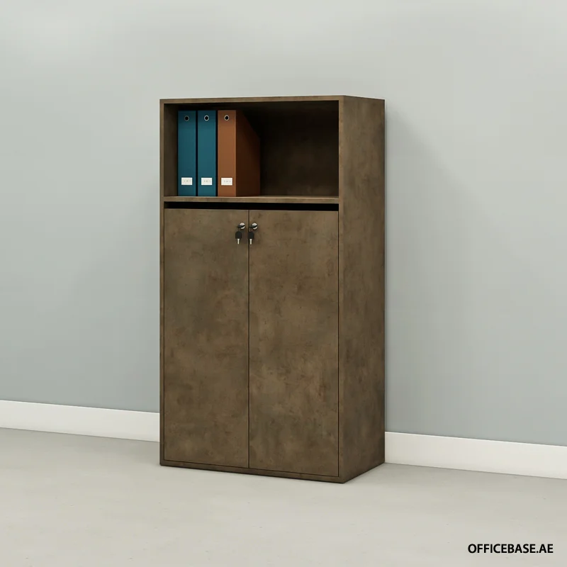 AVEO Cabinet With Open Shelf | H1497MM | Concrete Colors