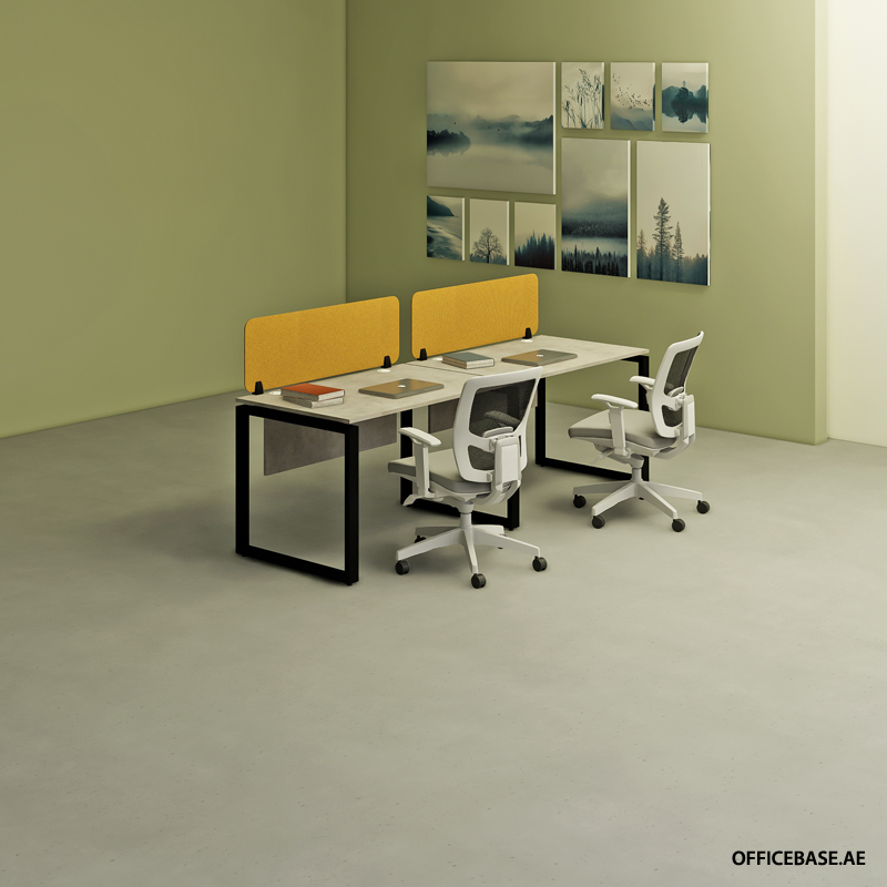OPERA 2 PAX Lateral Workstations | Concrete Colors
