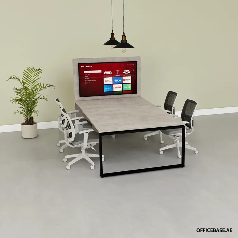 REGOLA VISTA E-Meeting Table | Sitting | Concrete Colors