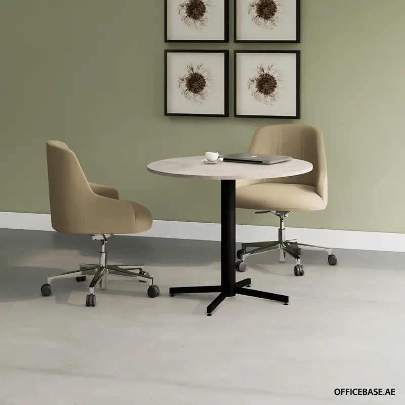 RONDA Round Meeting Table | Concrete Colors