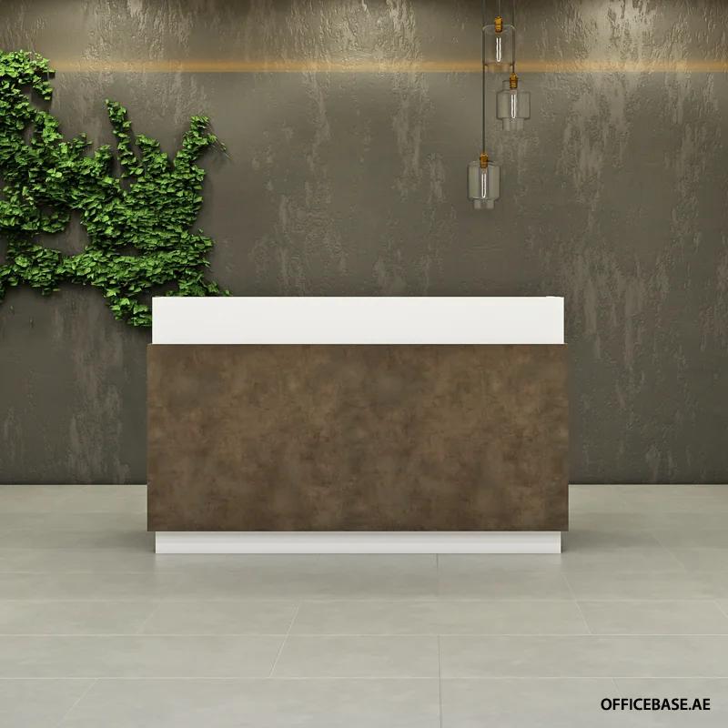 THECA Reception Desk | Concrete Colors